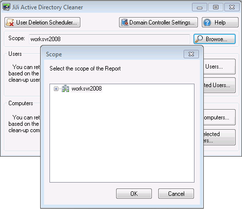 jiji-active-directory-cleaner-start selectscope